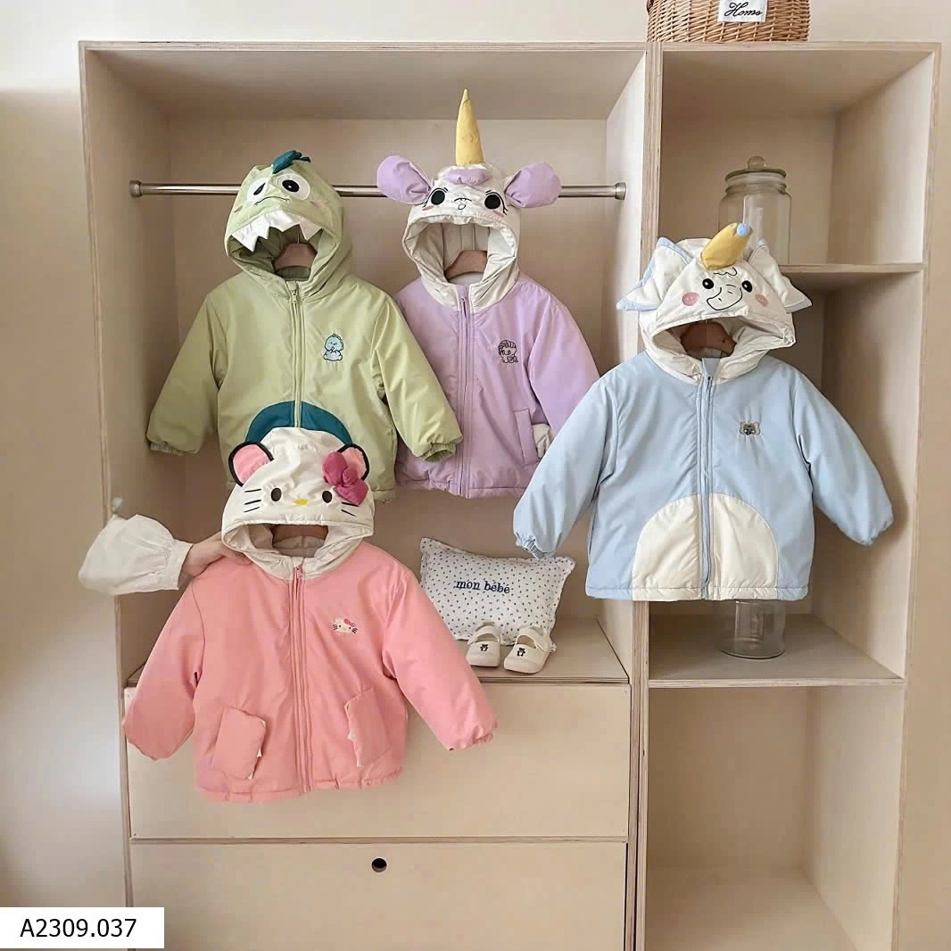 ÁO KHOÁC PHAO CUTE CHO BÉ    Giá sỉ 197k