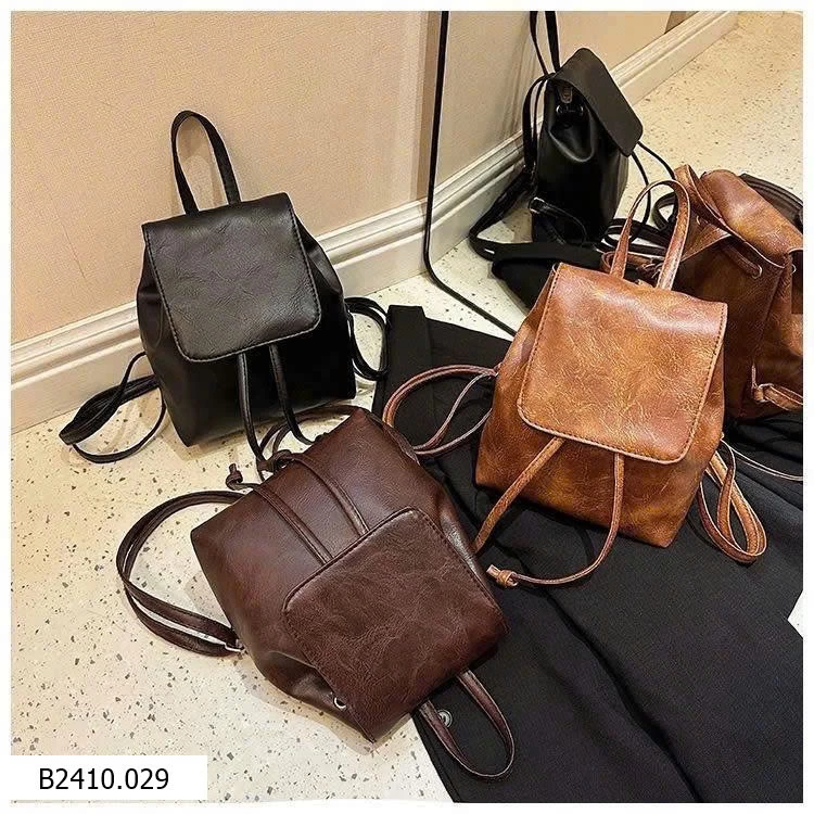 BALO DA MINI NỮ PHỐI DÂY RÚT CỰC XINH  Giá sỉ 65k