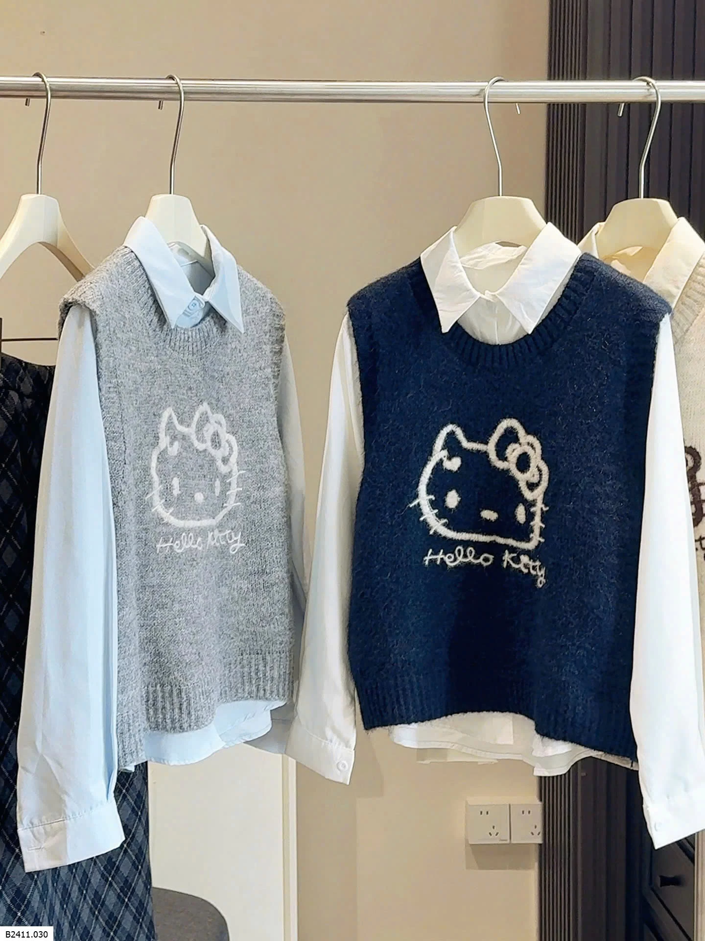 SÉT ÁO SƠ MI MIX GILE LEN KITTY ANNA  Giá sỉ 225k