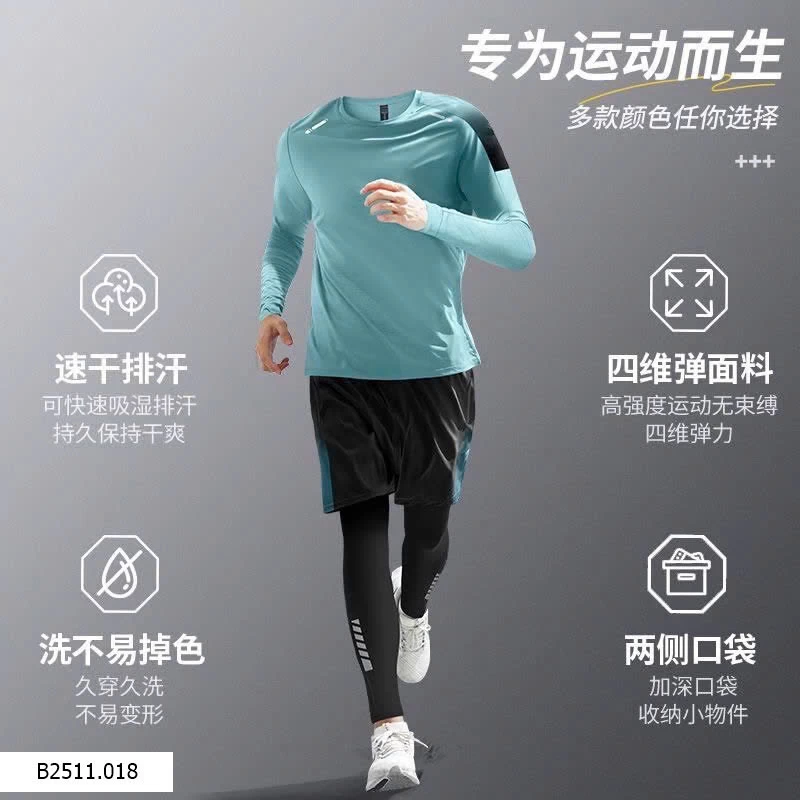 SET ĐỒ THỂ THAO NAM ĐA NĂNG HÃNG ALEN BOTUN Giá sỉ 270k