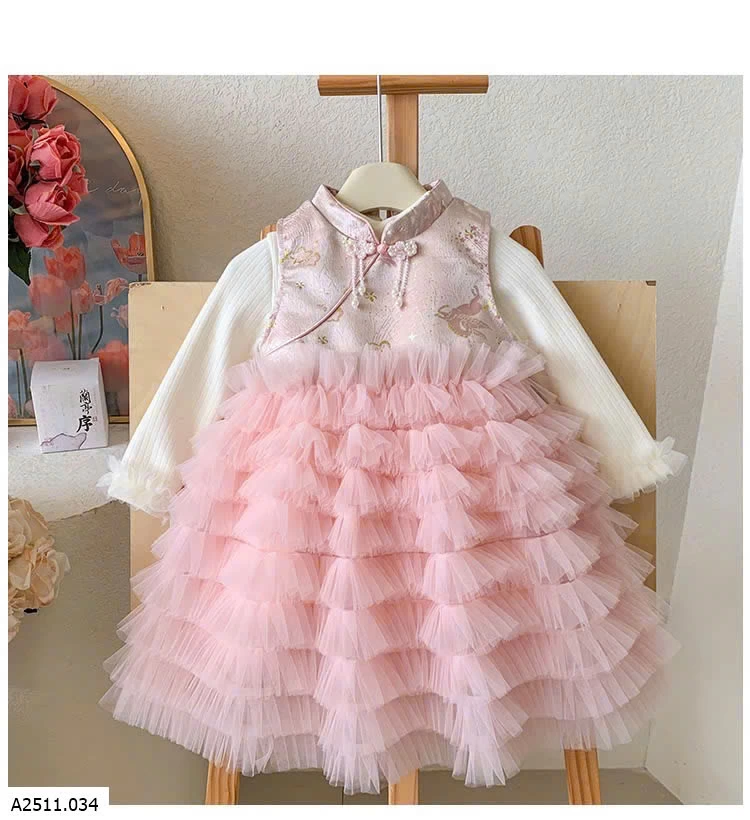 VÁY KÈM ÁO PHỐI TUTU  Giá sỉ 321k