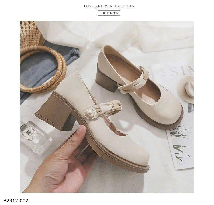 GIÀY MARY JANE ĐẾ CAO NỮ  Giá sỉ 142k
