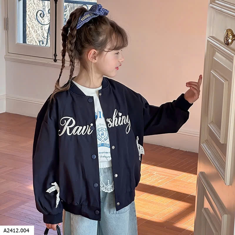 ÁO KHOÁC BOMBE CHỮ AMBB Giá sỉ Sz 90-150: 222k 160: 245k 170: 267k