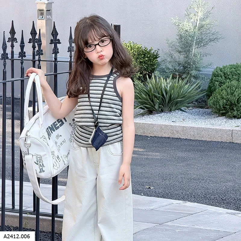 ÁO BA LỖ AMBB BÉ GÁI Giá sỉ sz 90-150: 63k sz 160: 72k 170: 82k