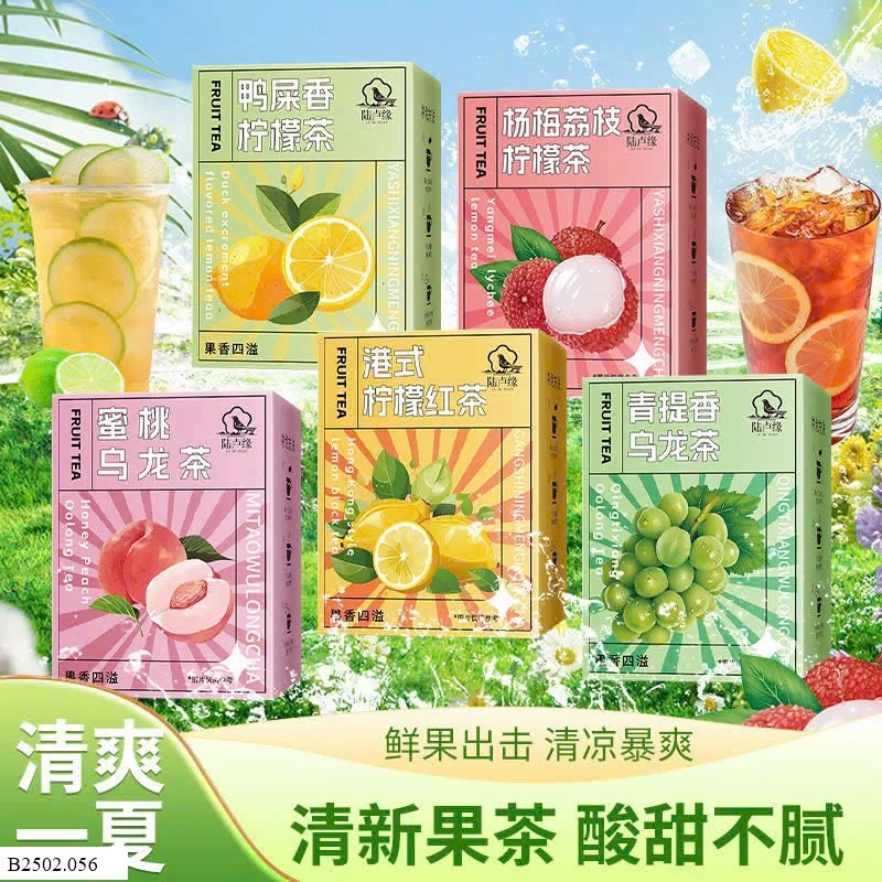SET 75 GÓI TRÀ HOA QUẢ KHÔNG CALO   Sỉ 125k/ 1 sét 75 gói mix vị