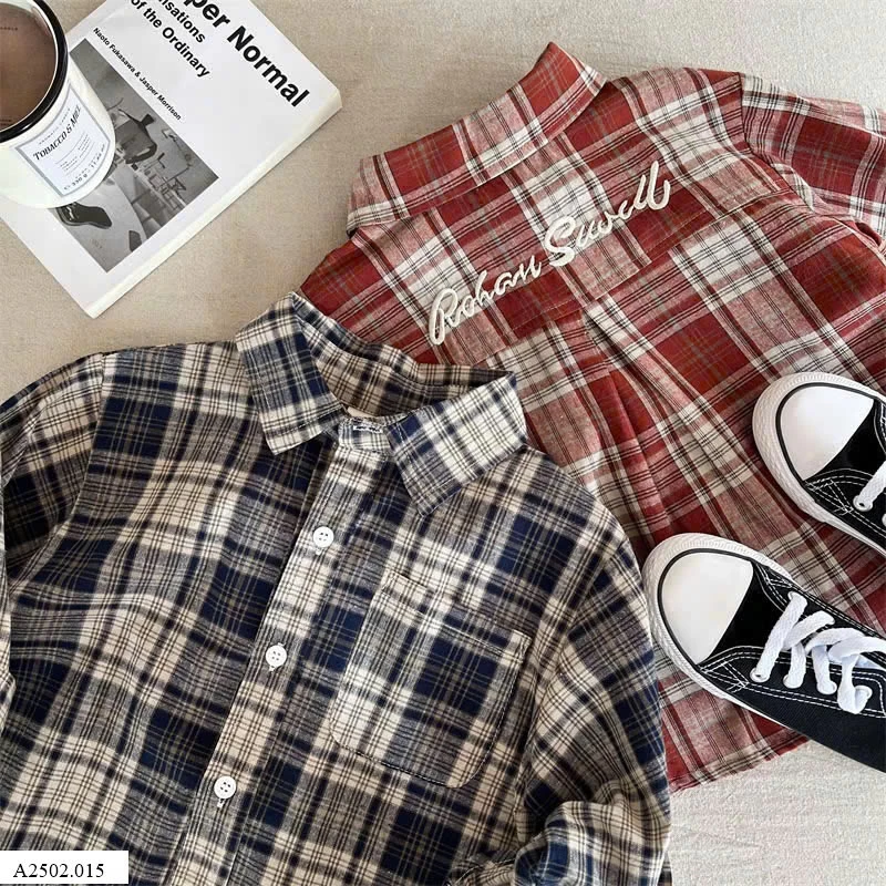 ÁO SƠ MI BÉ STYLE HÀN QUỐC   Sỉ 129k