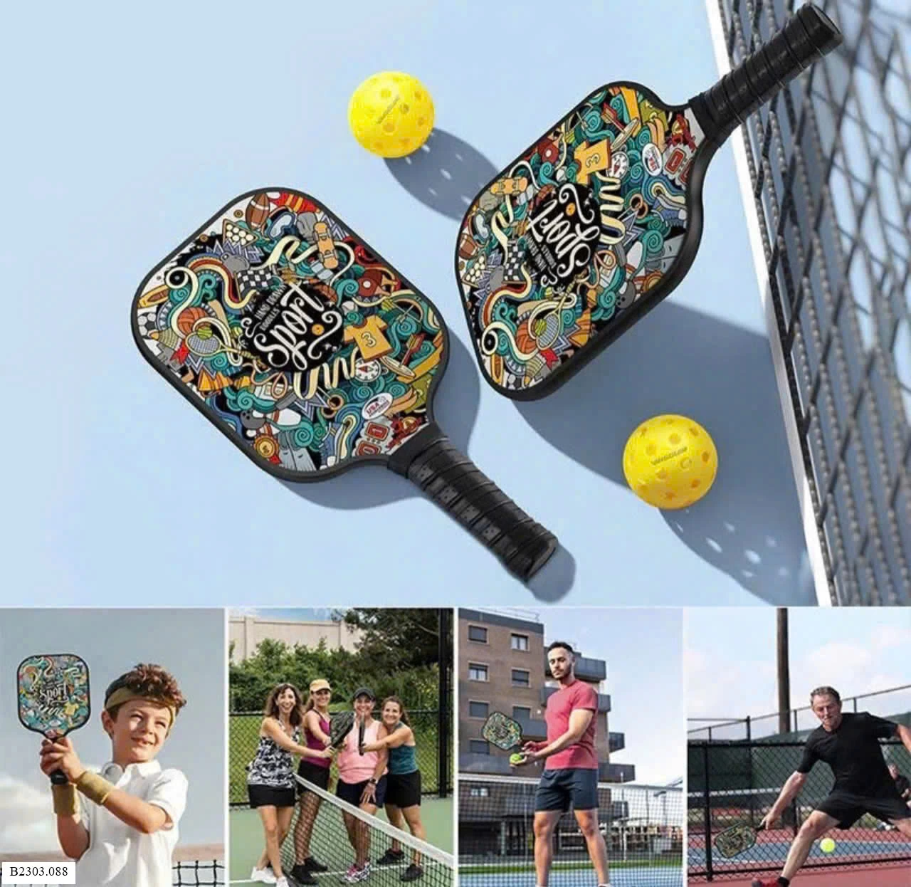 SET VỢT PICKLEBALL    Sỉ 270ka