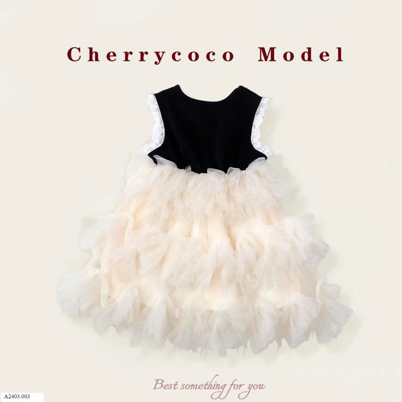 VÁY NƠ SÁT NÁCH NHIỀU TẦNG BG CHERRY.COCO   Sỉ 233k