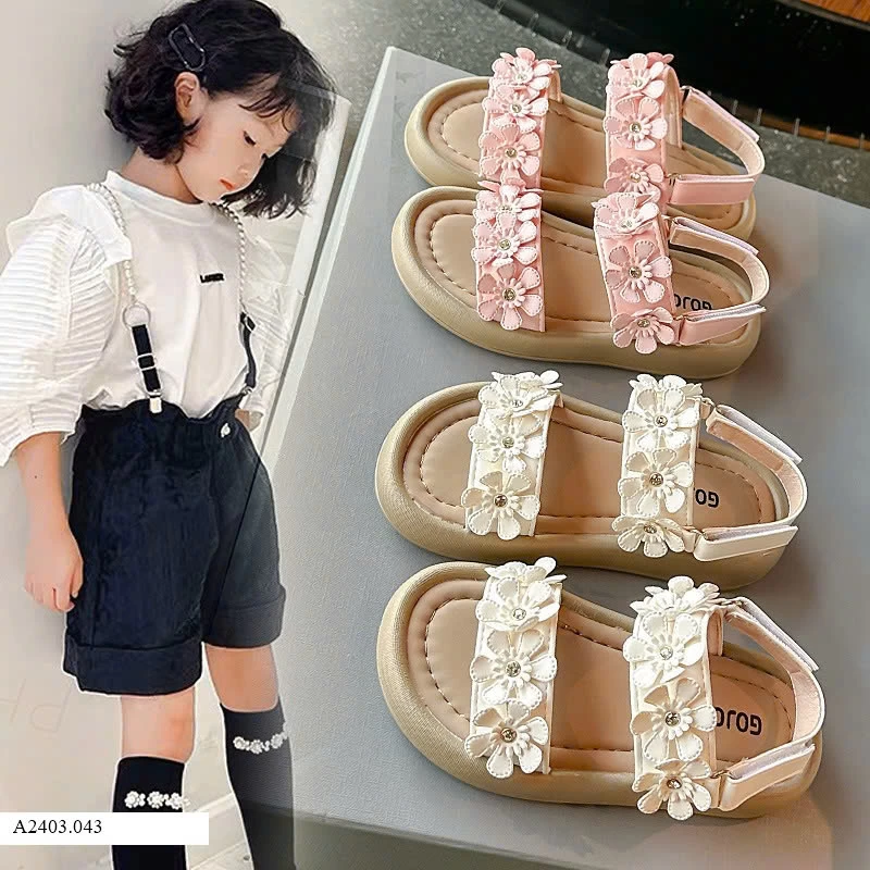SANDAL HOA QUAI DÁN   Giá sỉ như sau:  sz 21-30: 127k  Sz 31-37: 134k 