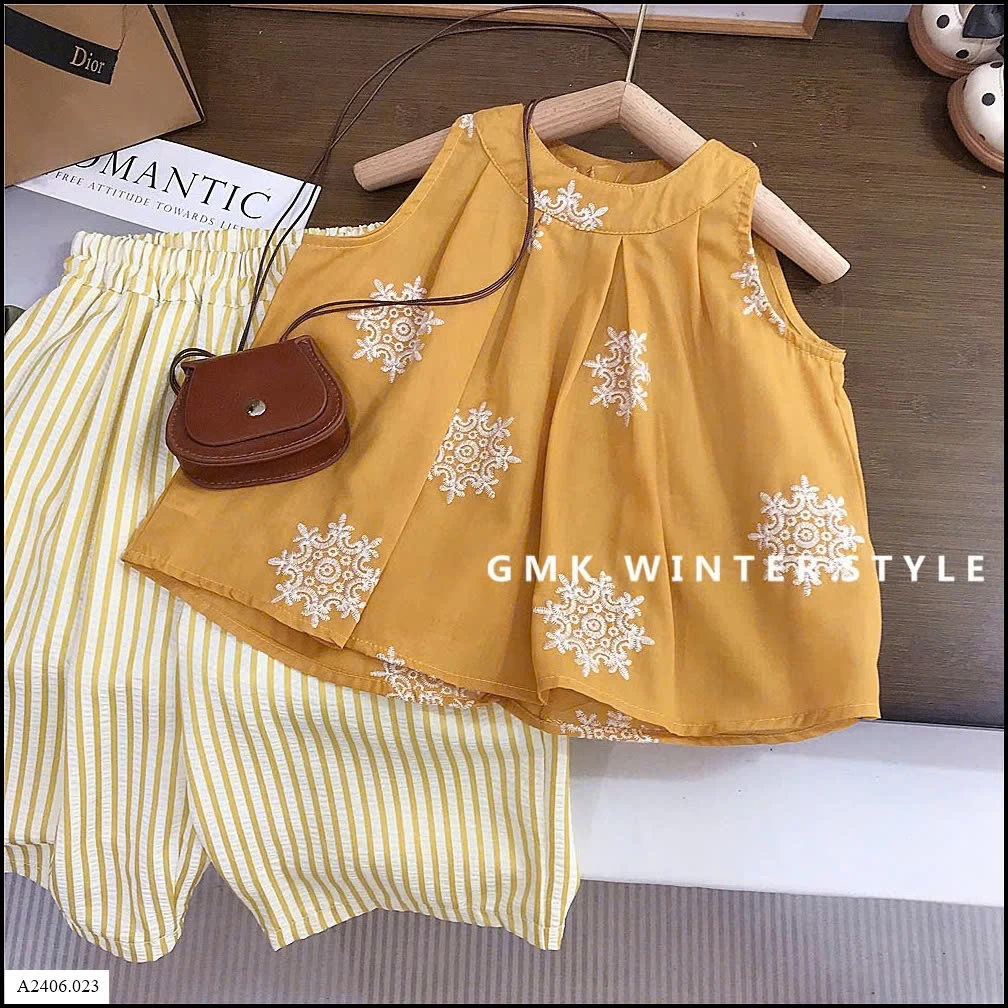 SÉT BABYDOLL HOA VÀNG Sỉ giá 166k