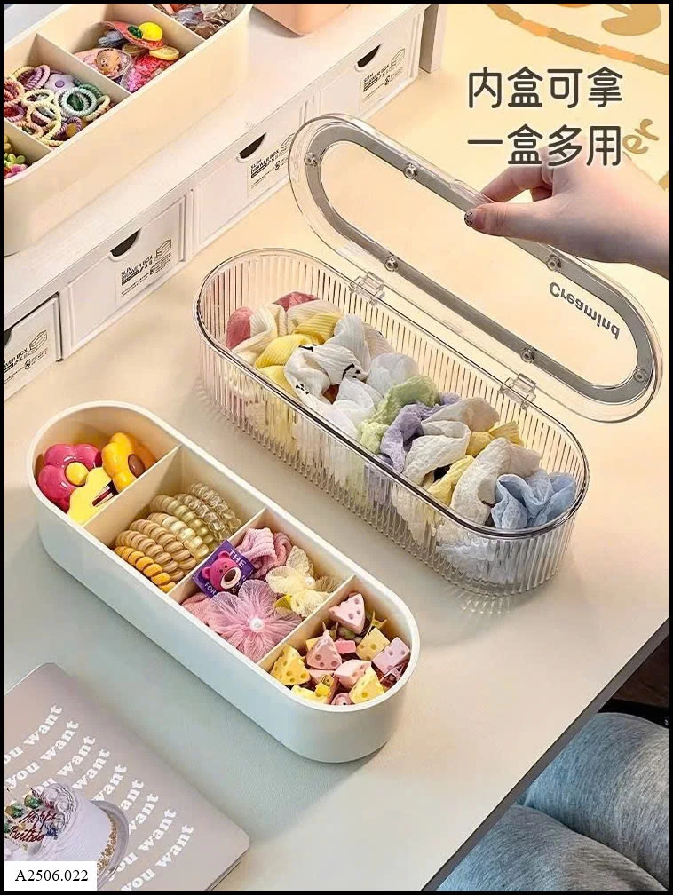 KHAY ĐỰNG KẸP TÓC 4 NGĂN