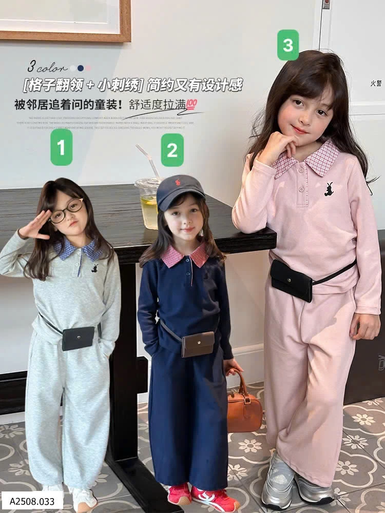 BỘ POLO PHỐI KẺ BG  Giá sỉ  232k