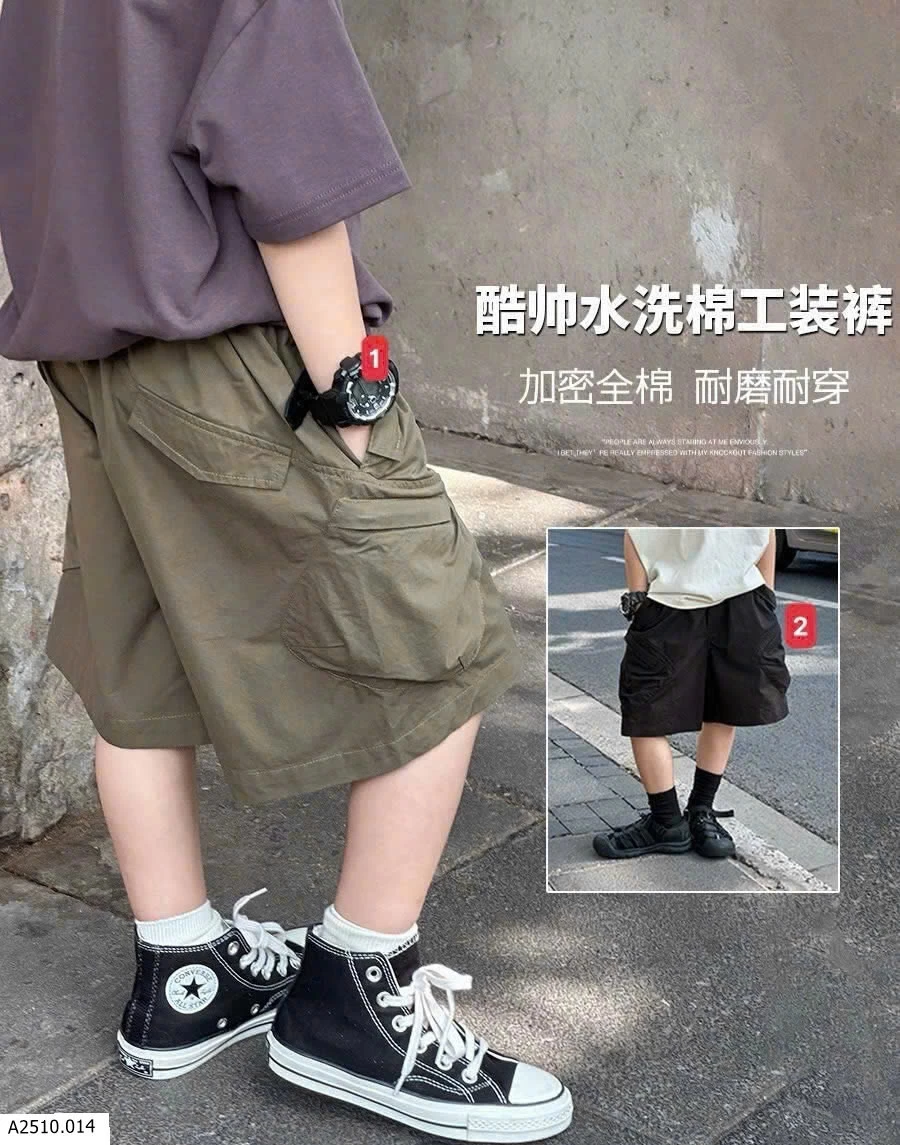 QUẦN SHORT AMBB BÉ TRAI  Giá sỉ 135k