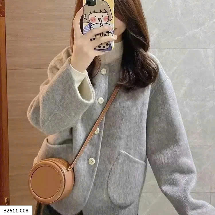 ÁO KHOÁC LEN NỮ PHONG CÁCH HÀN QUỐC   Giá sỉ 175k