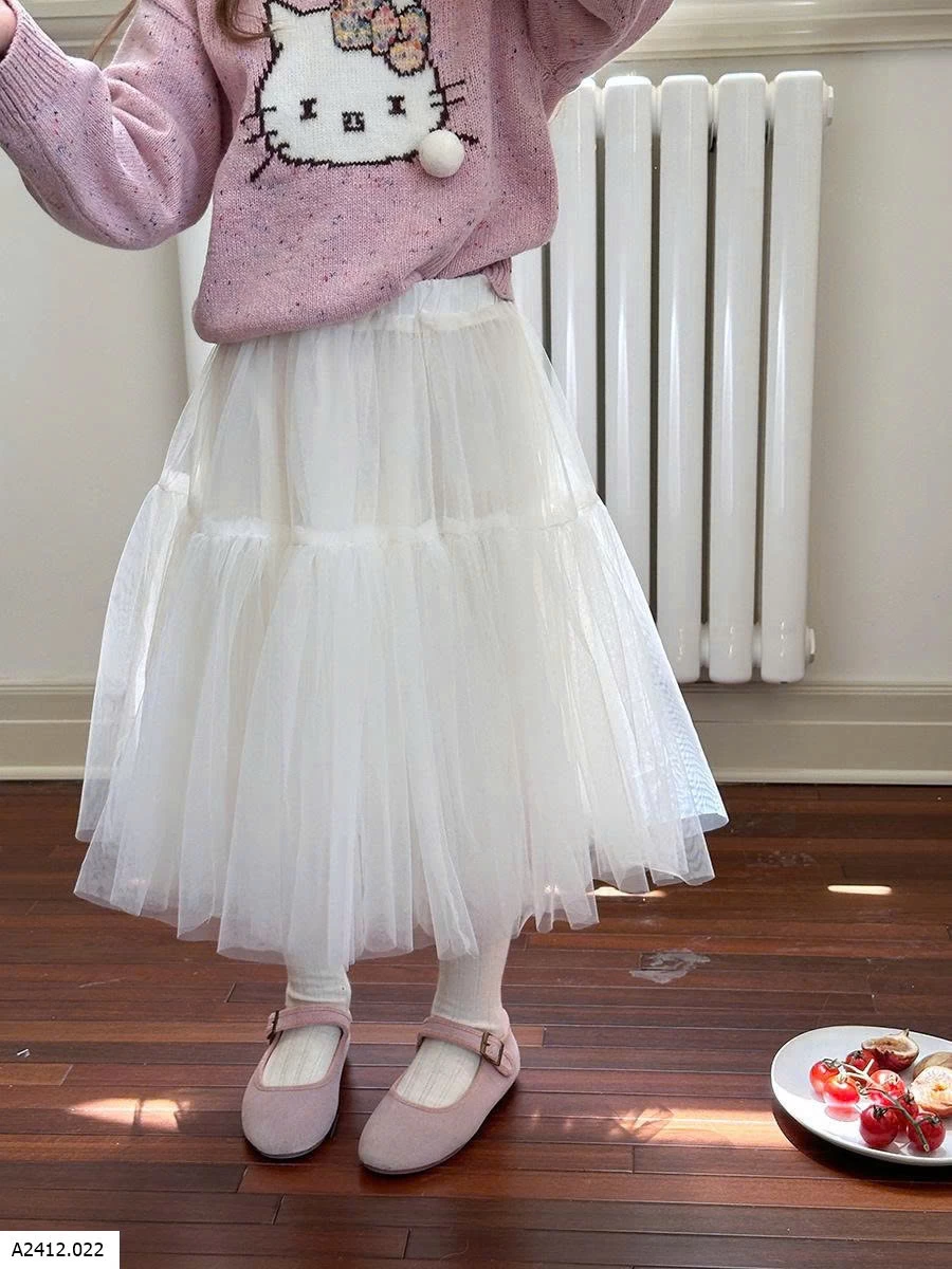 CHÂN VÁY REN DÁNG DÀI AMBB  Giá sỉ Sz 90-150: 150k 160: 170k