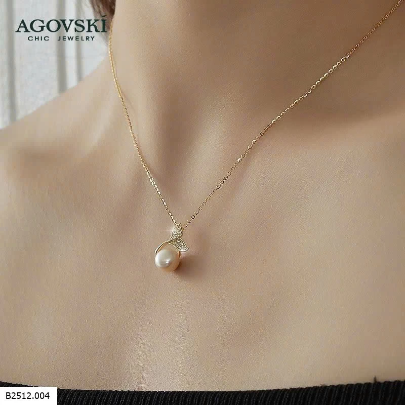 DÂY CHUYỀN NGỌC TRAI AGOVSKI    Giá sỉ 260k