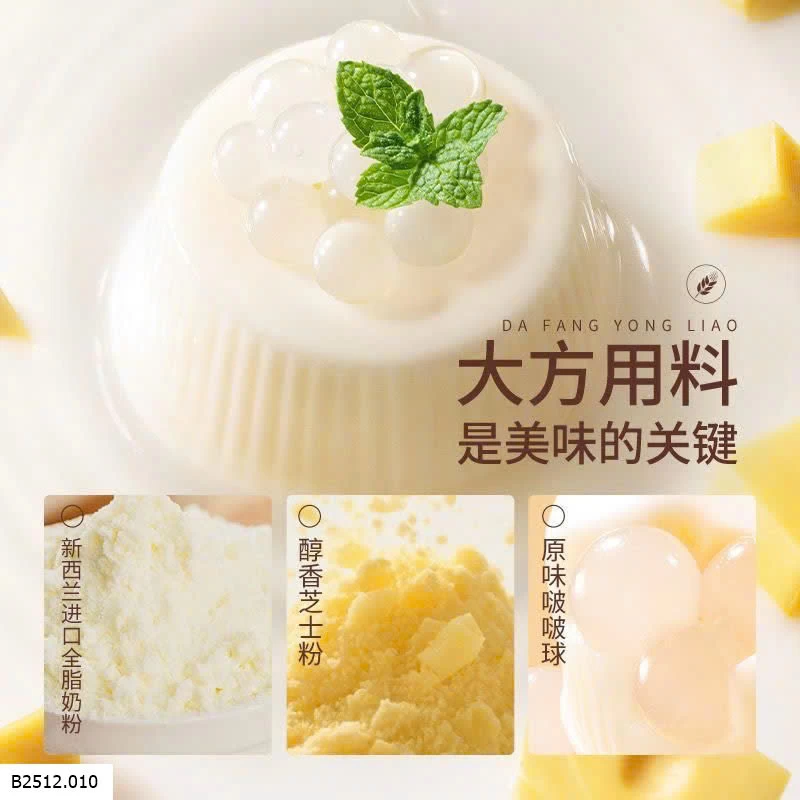 SET 2 TÚI PUDDING TRÂN CHÂU SỮA BA CON SÓC  Giá sỉ 90k