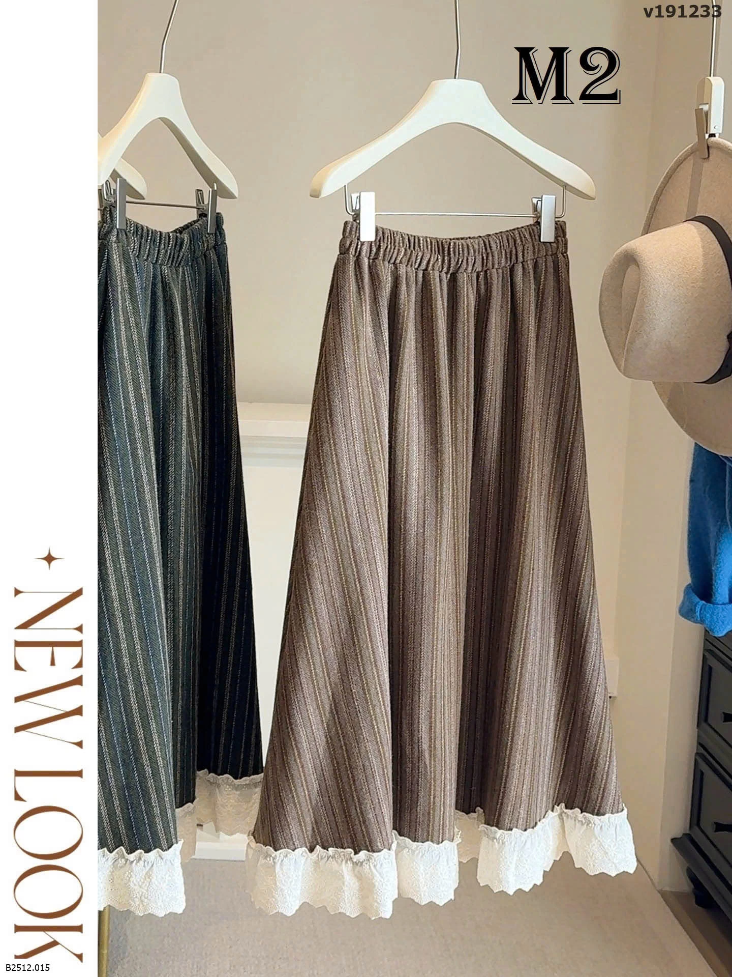 CHÂN VÁY MIDI ANNA  Giá sỉ 240k