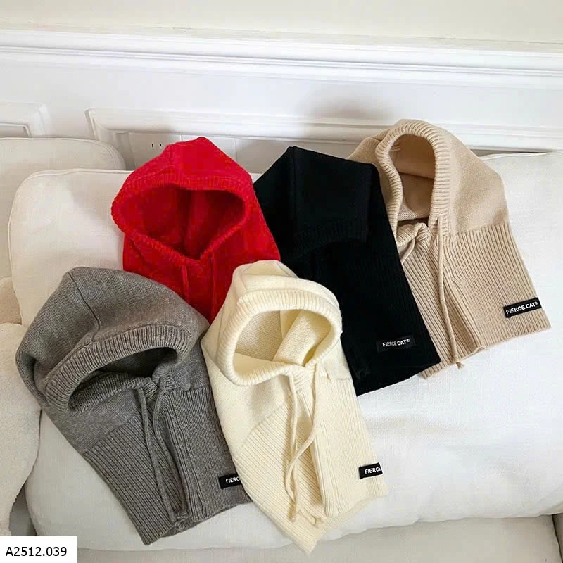 MŨ LEN GIỮ ẤM TAI, CỔ CHO BÉ AMBB  Giá sỉ 99k