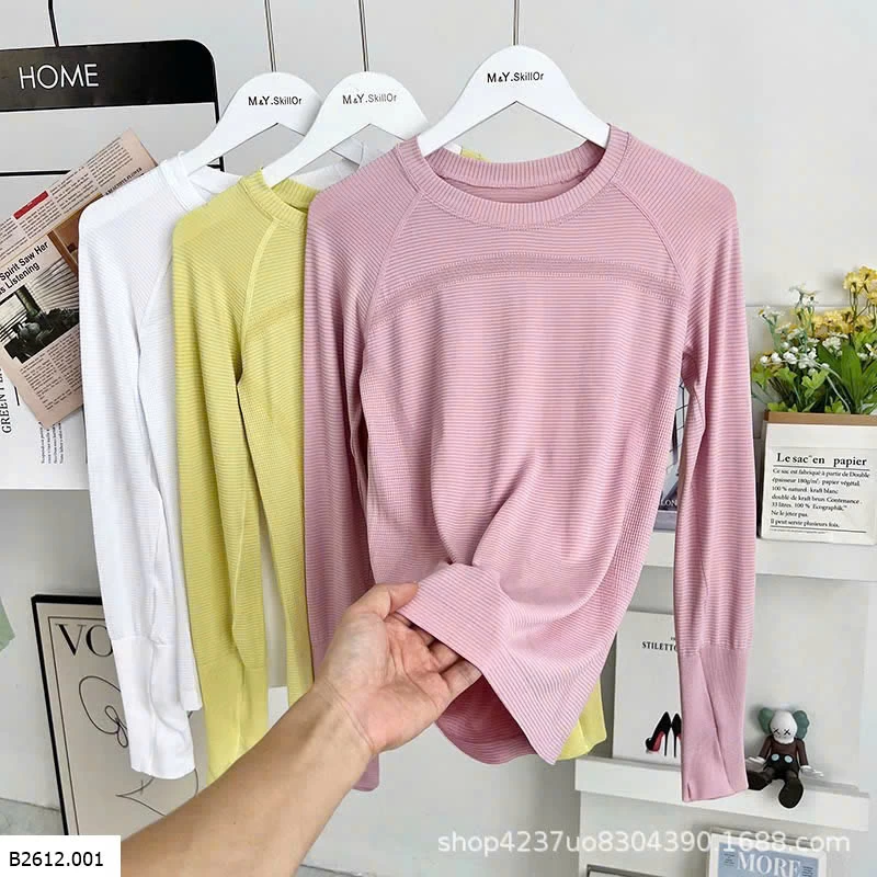 ÁO THỂ THAO TAY DÀI FORM ÔM  Giá sỉ 150k