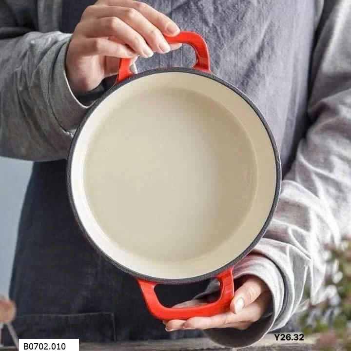 Chảo gang chính hãng Kitchen Happiness Sỉ 210k 