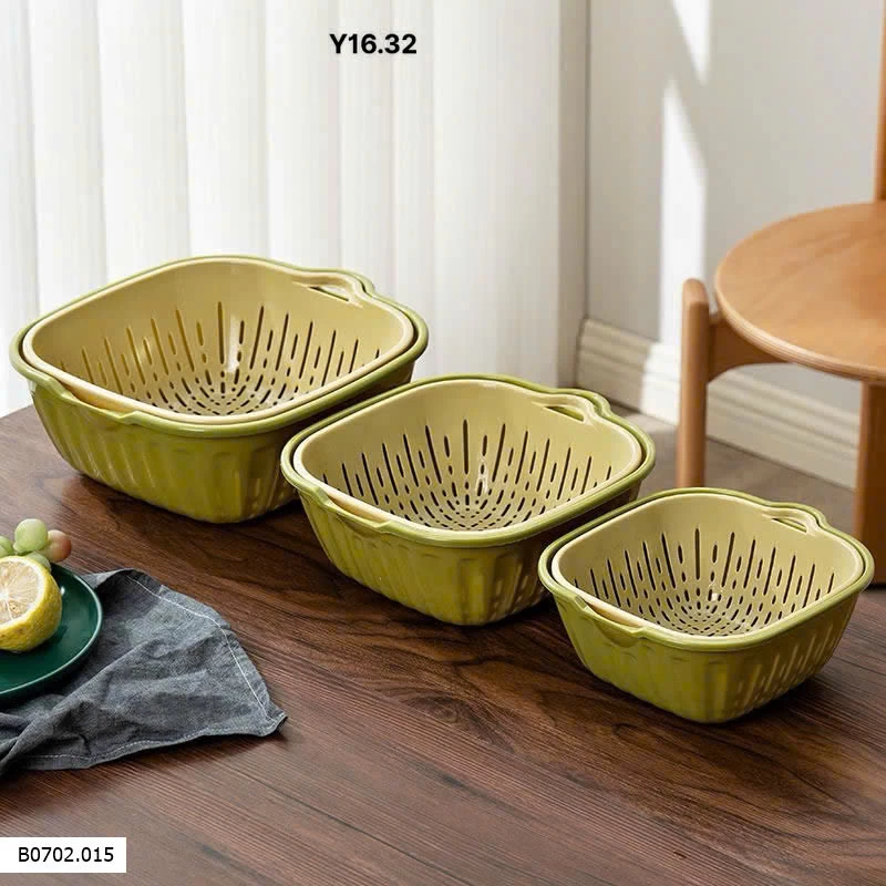Set 3 chiếc rổ    Sỉ 95k /1 set 3 rổ 