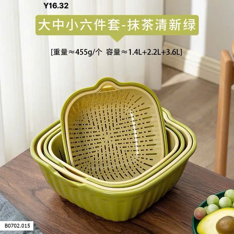 Set 3 chiếc rổ    Sỉ 95k /1 set 3 rổ 