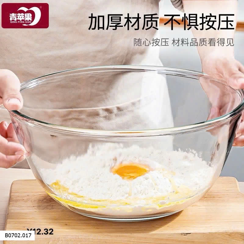 Sét 2 âu thuỷ tinh chịu nhiệt siêu siêu dày  Sỉ 130k.1 set 2 chiếc