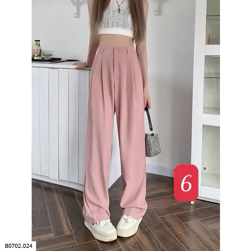 QUẦN TÂY CẠP CAO NỮ DÁNG RỘNG   Sỉ 165k