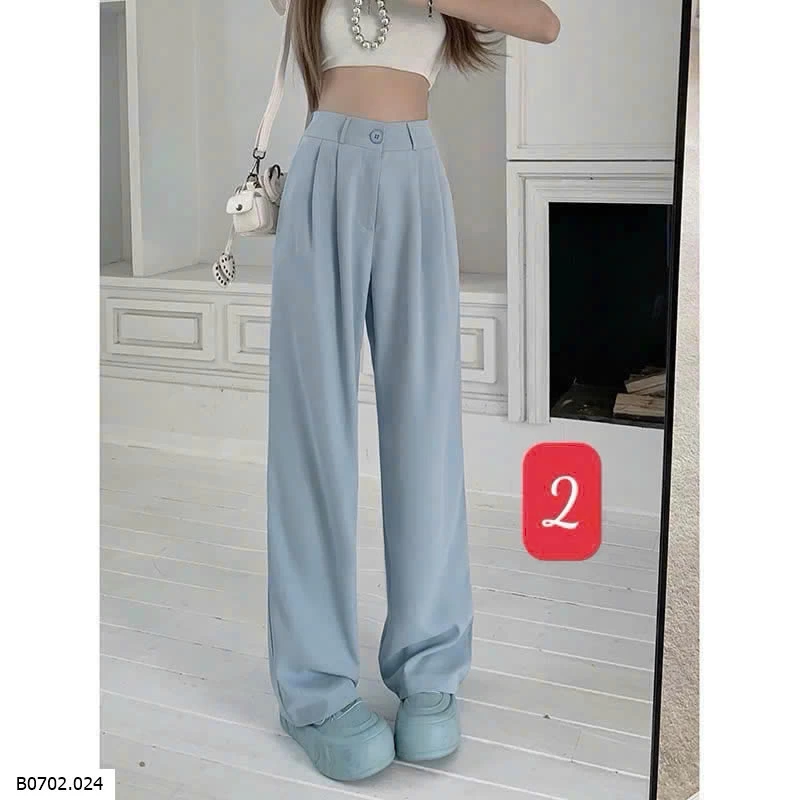 QUẦN TÂY CẠP CAO NỮ DÁNG RỘNG   Sỉ 165k