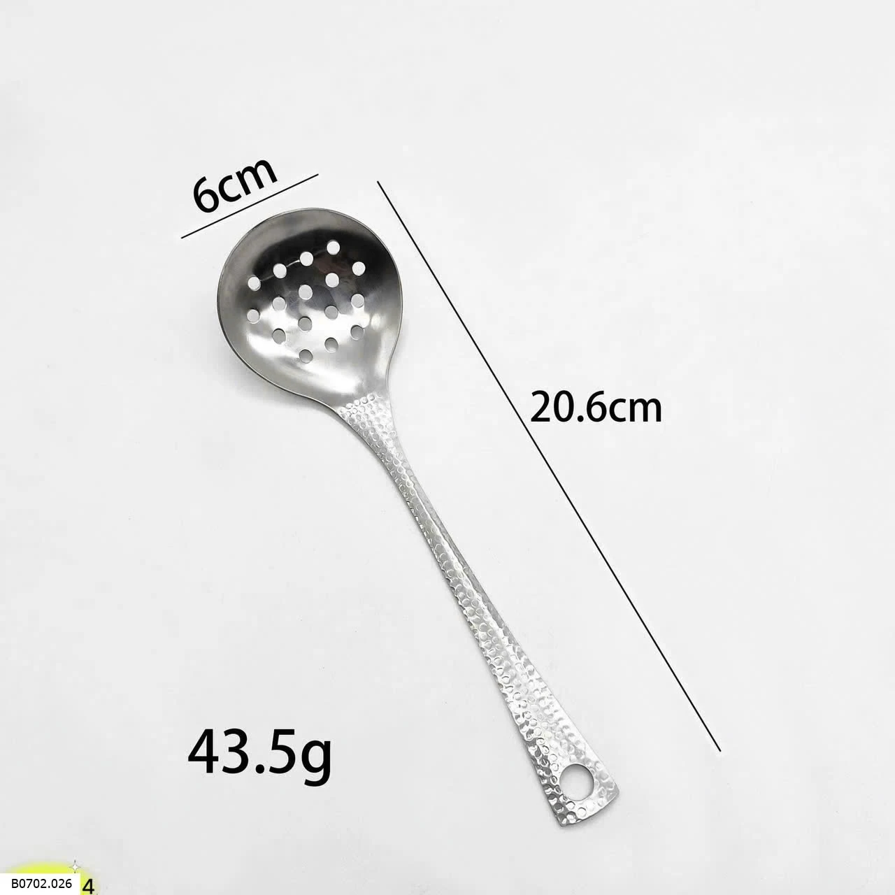 MUÔI MÚC CANH INOX Sỉ 25k/1 set / 2c gồm 1 muôi canh- 1 muôi thủng