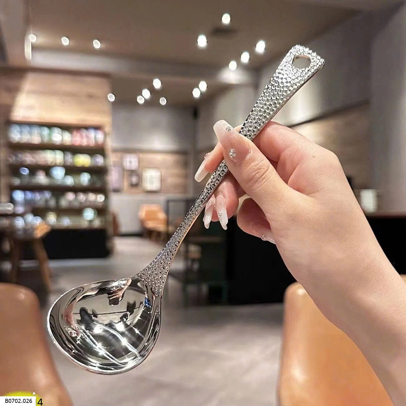 MUÔI MÚC CANH INOX Sỉ 25k/1 set / 2c gồm 1 muôi canh- 1 muôi thủng