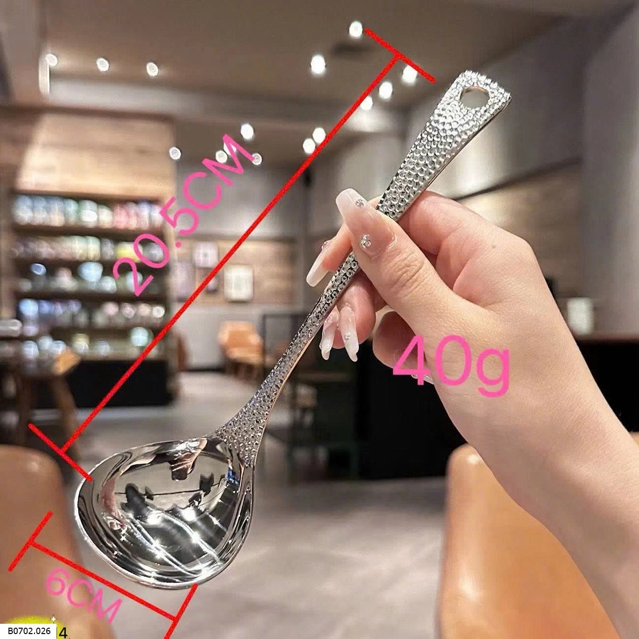 MUÔI MÚC CANH INOX Sỉ 25k/1 set / 2c gồm 1 muôi canh- 1 muôi thủng