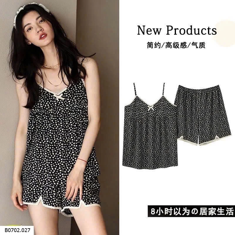 BỘ NGỦ 2S HOA NHÍ SIÊU XINH  Giá sỉ như sau  #bộ cộc 96k #bộ dài 100k