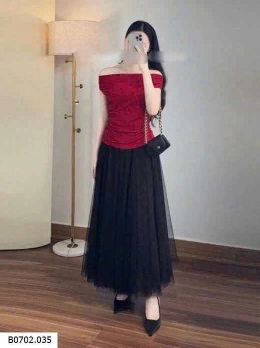 CHÂN VÁY VOAN XOÈ ANNA   Sỉ 130ka