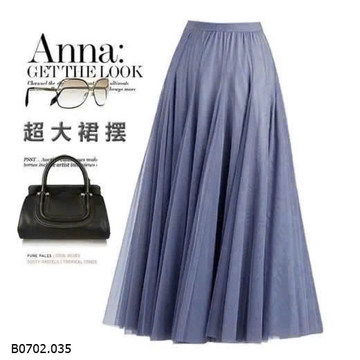 CHÂN VÁY VOAN XOÈ ANNA   Sỉ 130ka