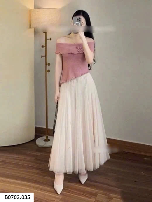 CHÂN VÁY VOAN XOÈ ANNA   Sỉ 130ka