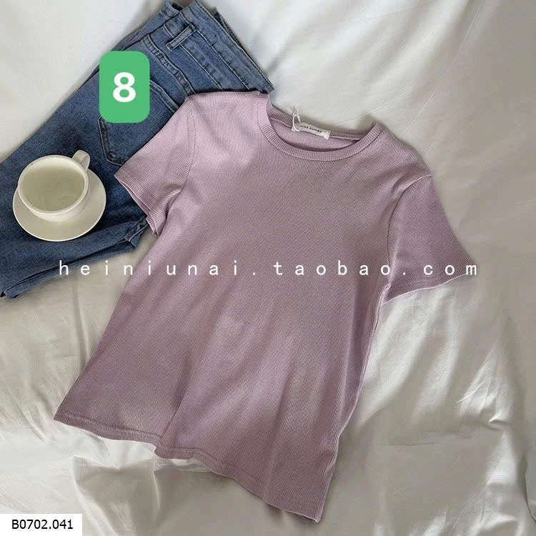 ÁO PHÔNG TRƠN CỘC TAY CHO NỮ  Sỉ 57k 