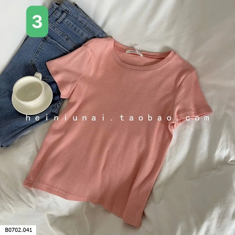 ÁO PHÔNG TRƠN CỘC TAY CHO NỮ  Sỉ 57k 