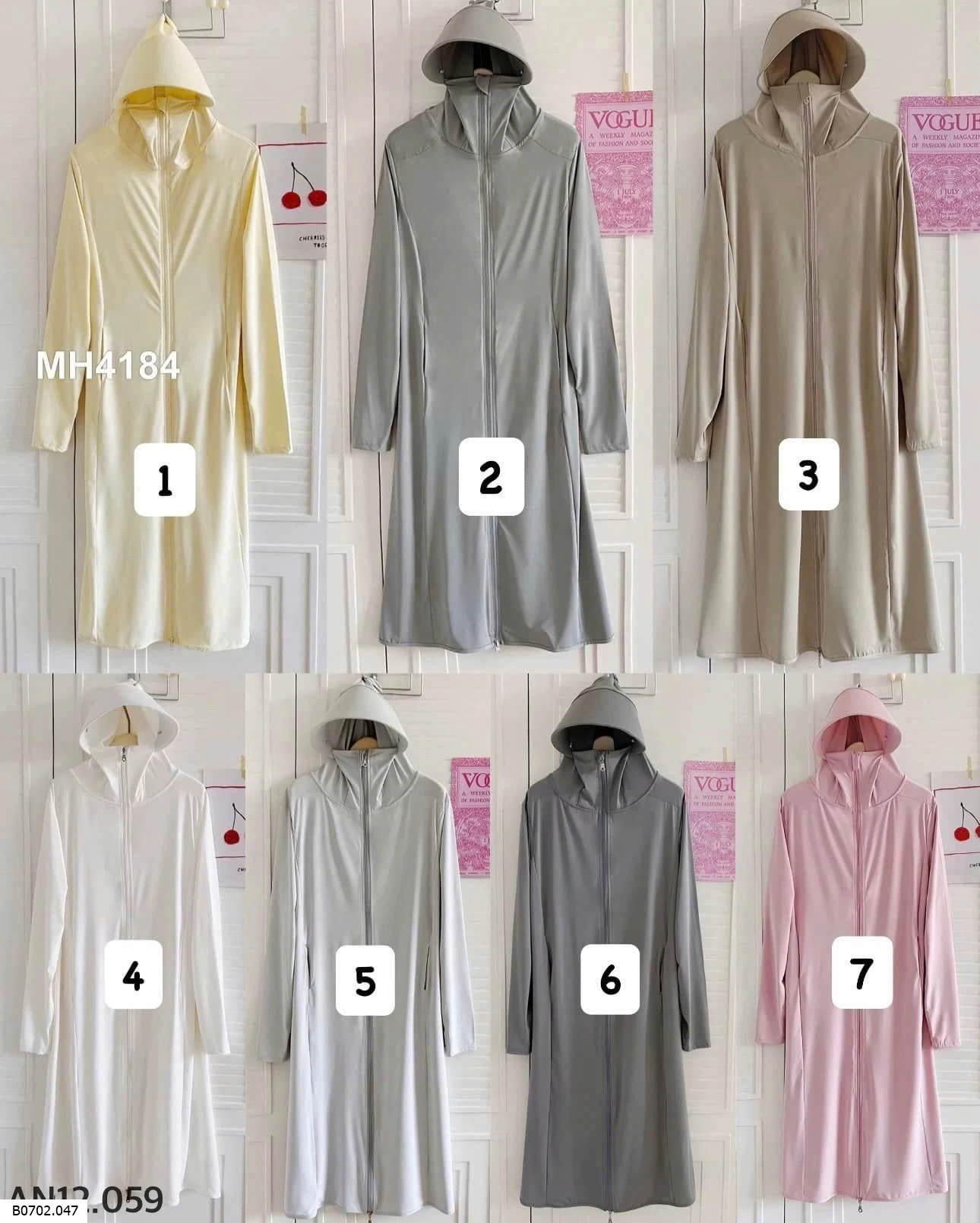 ÁO NẮNG DÁNG DÀI   Sỉ 187k