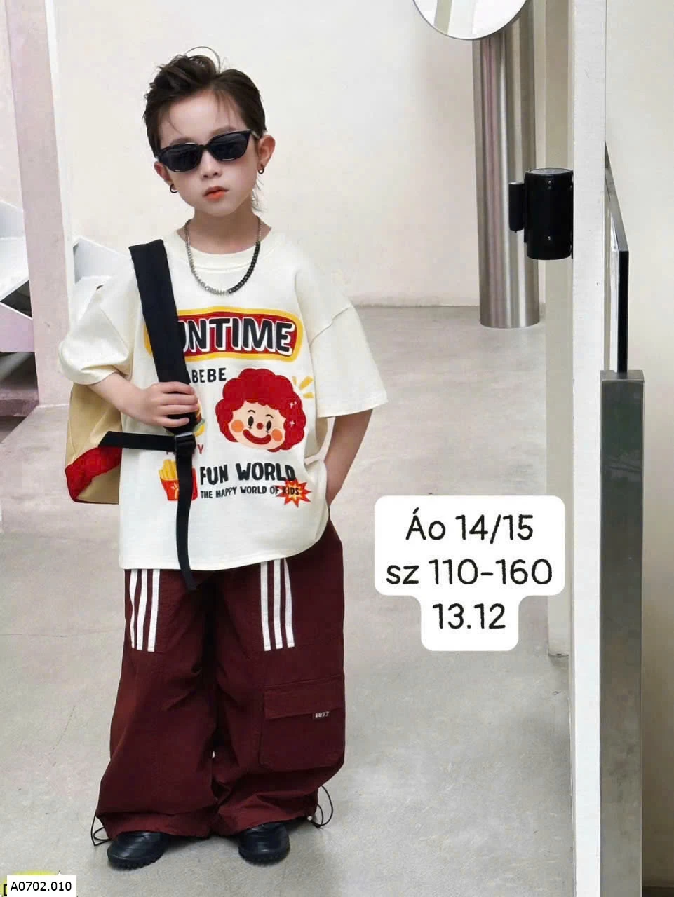 ÁO PHÔNG SIZE ĐẠI BÉ TRAI   Sỉ 110k