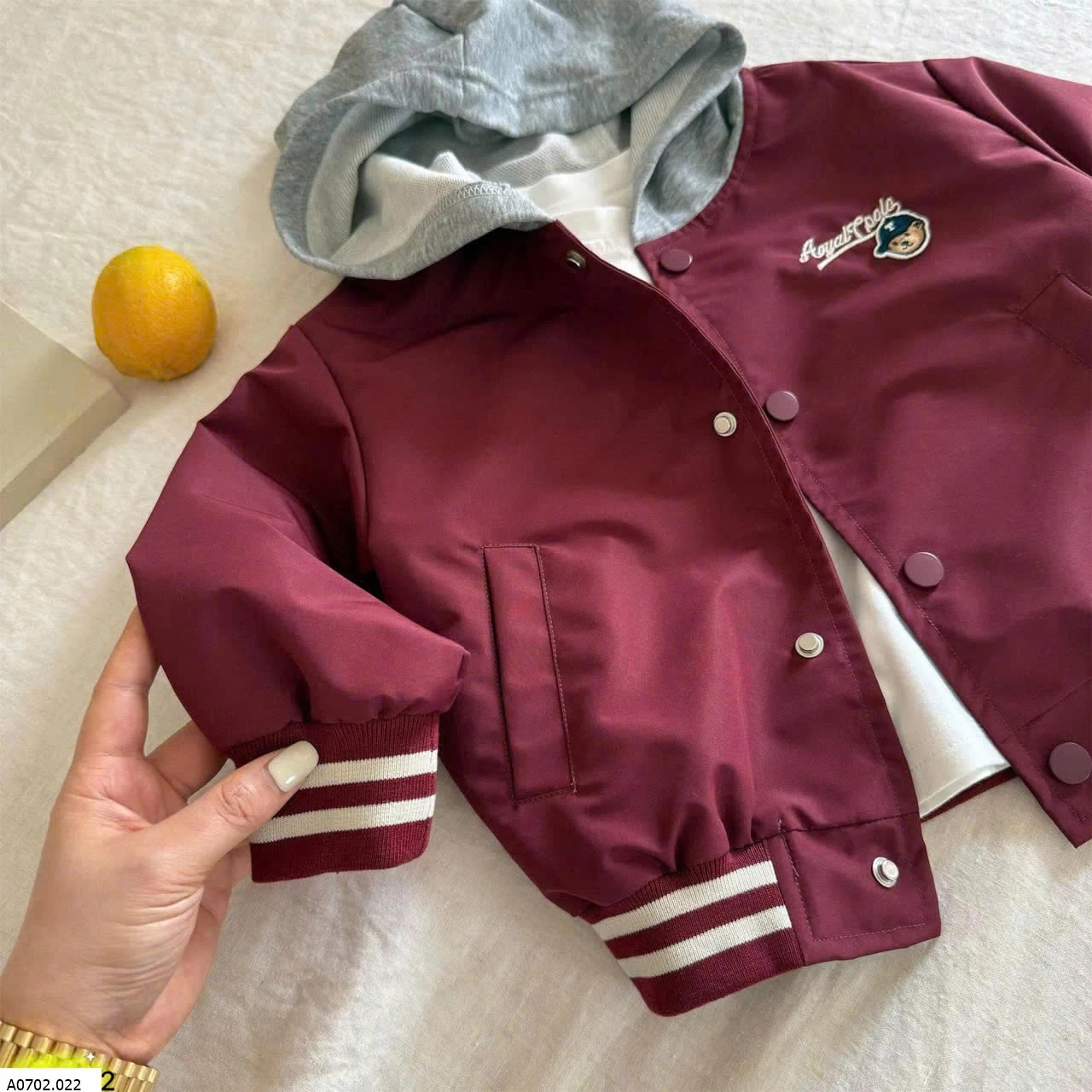 ÁO KHOÁC GẤU KÈM MŨ MMY  Sỉ 189k 