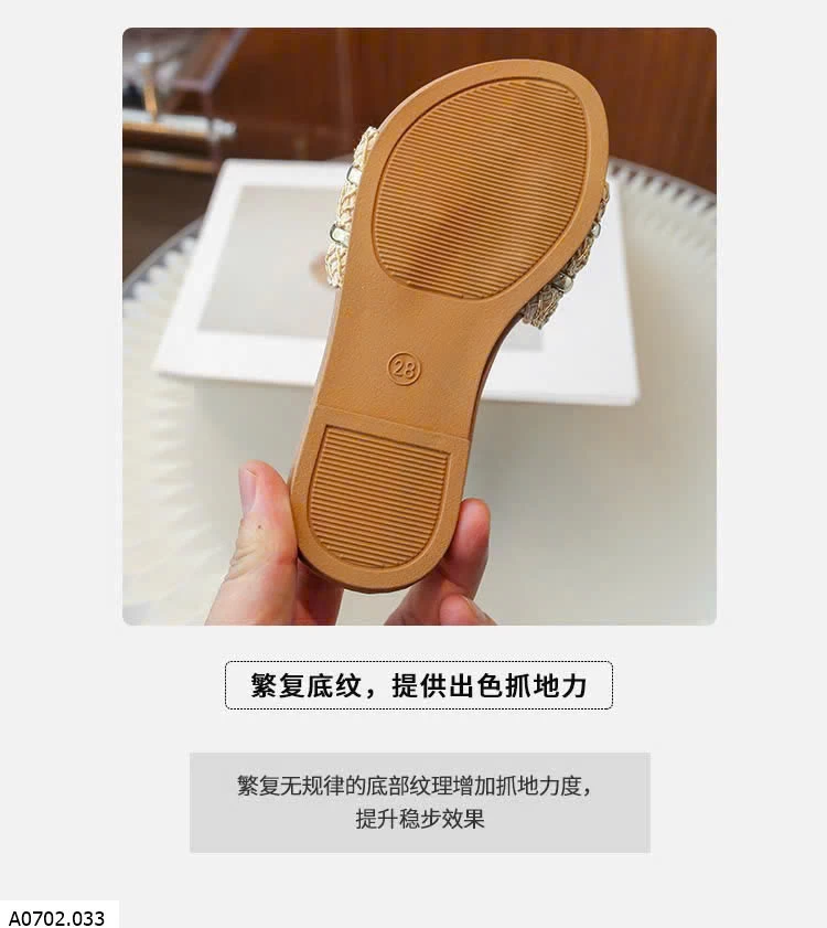 DÉP LÊ QUAI NGANG BÉ GÁI    Sỉ  giá 26-30 : 110k / 31-36 : 117k