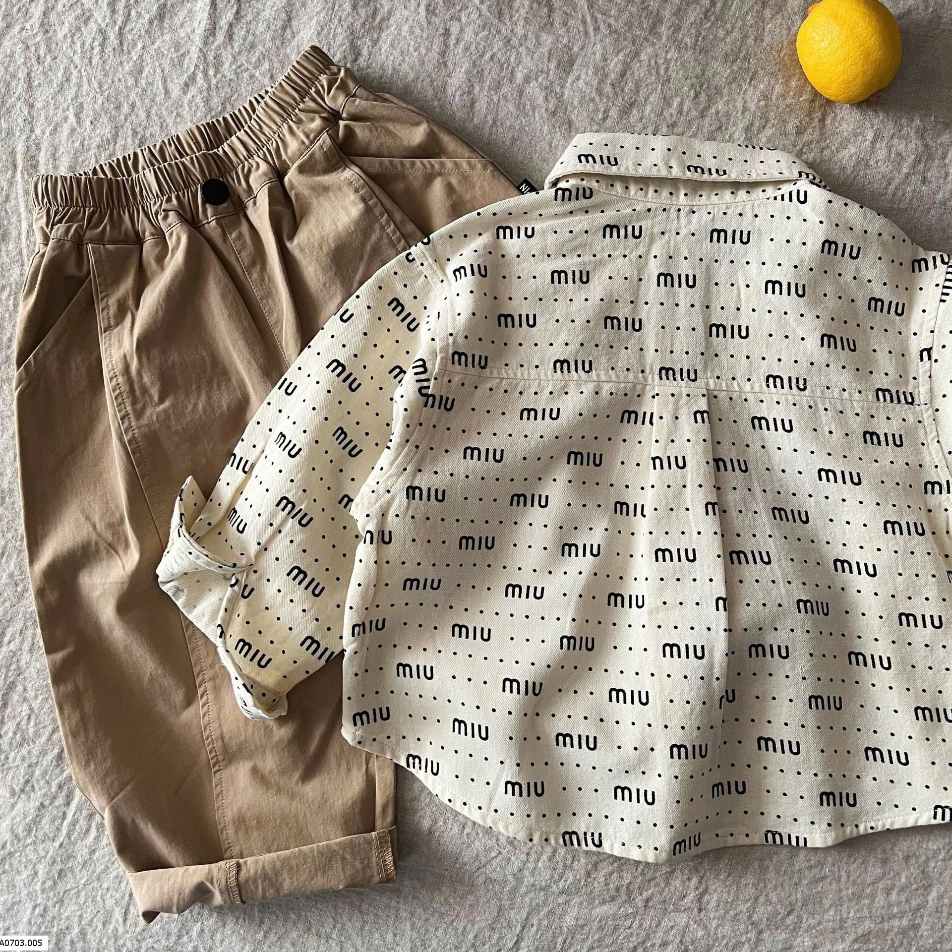 SƠ MI MIU VINTAGE Sỉ  131k