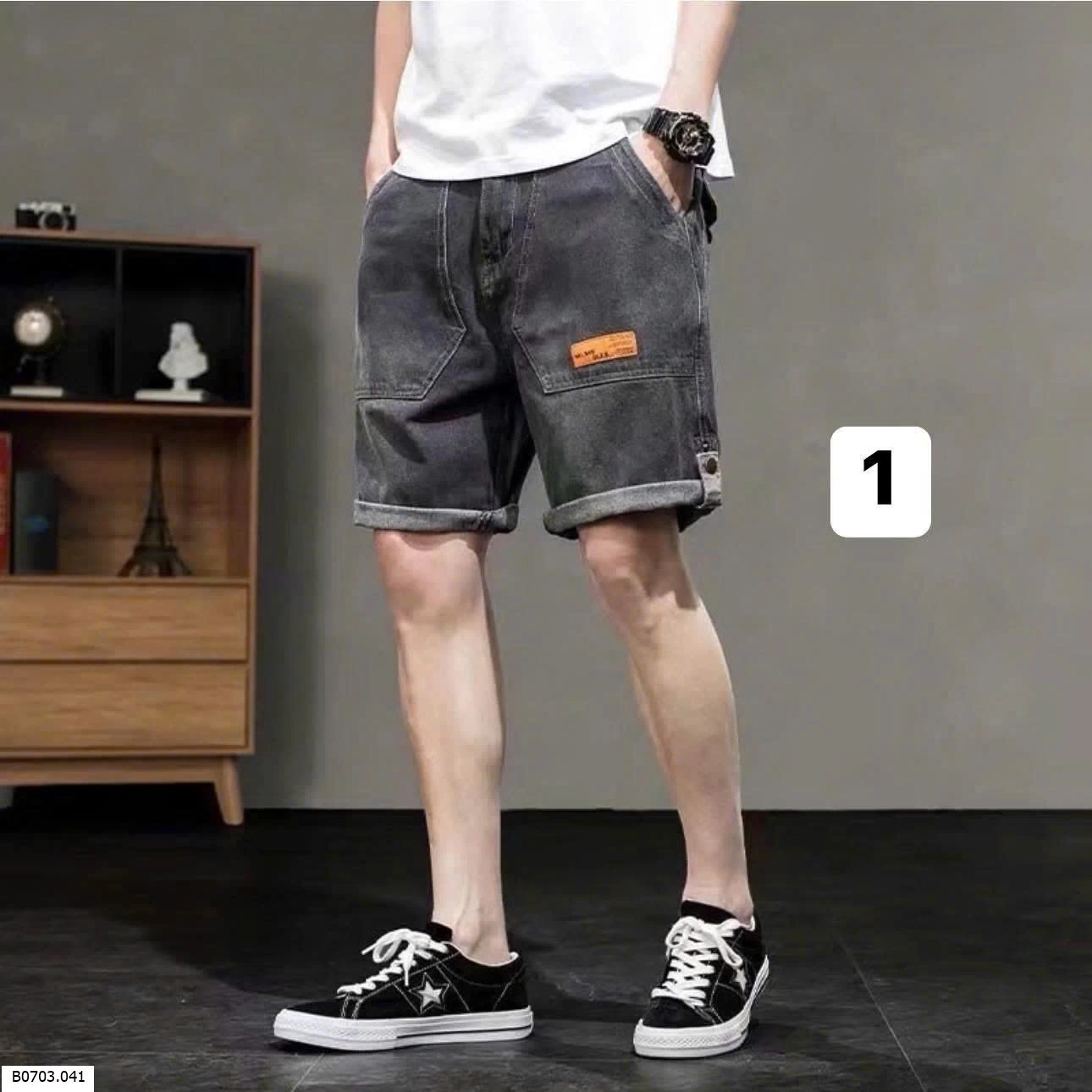 QUẦN SHORT JEAN NAM Sỉ 105k 