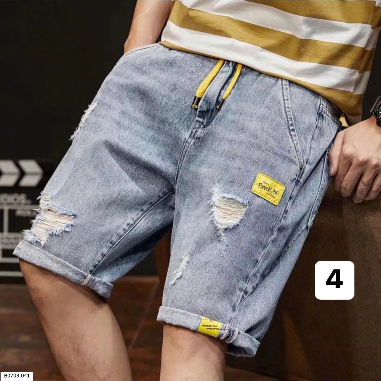 QUẦN SHORT JEAN NAM Sỉ 105k 