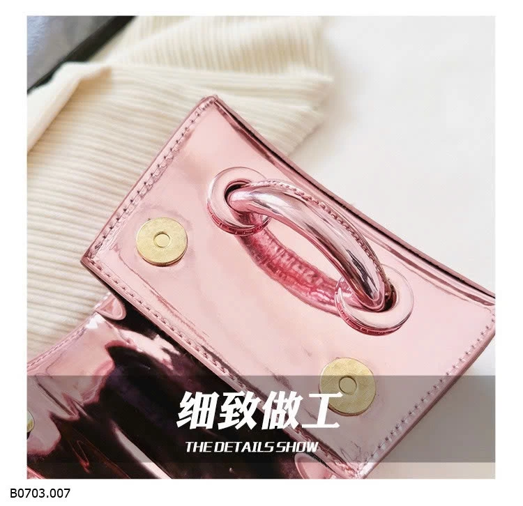 TÚI XÁCH DA BÓNG THỜI TRANG MINI  Sỉ 107k 