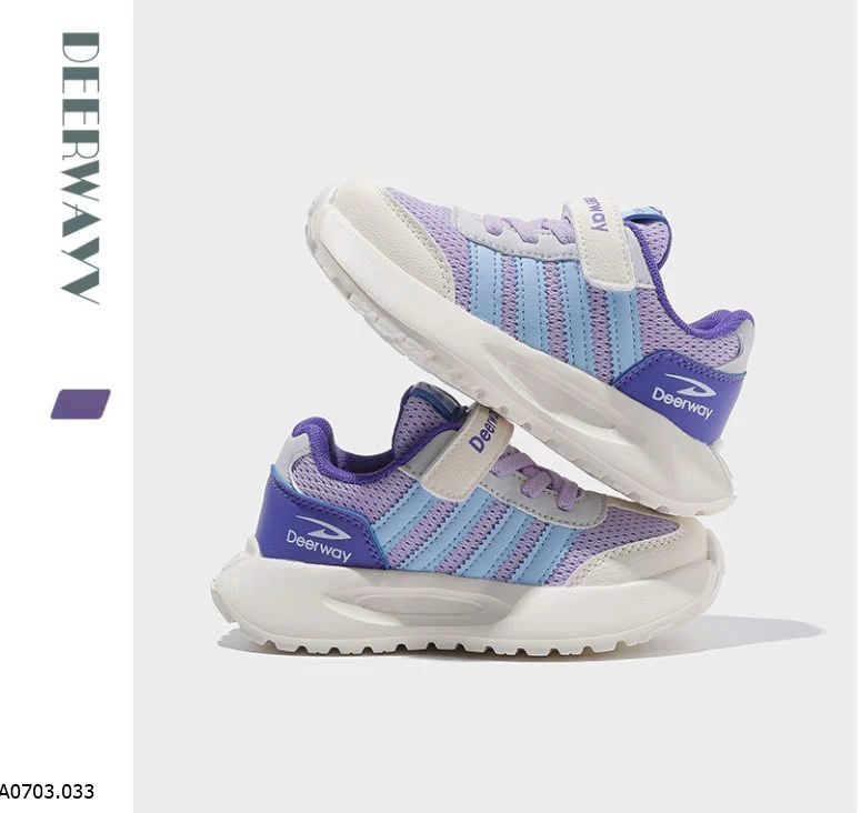  GIÀY THỂ THAO THOÁNG KHÍ CHO BÉ H.ÃNG DEERWAY SỈ 205K/1 ĐÔI