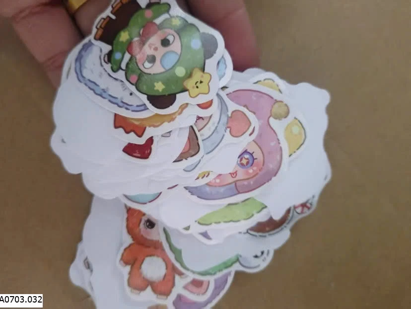  SET 120 HÌNH DÁN STICKER BABY THREE CHO BÉ Sỉ giá 35k/ set 120 hình