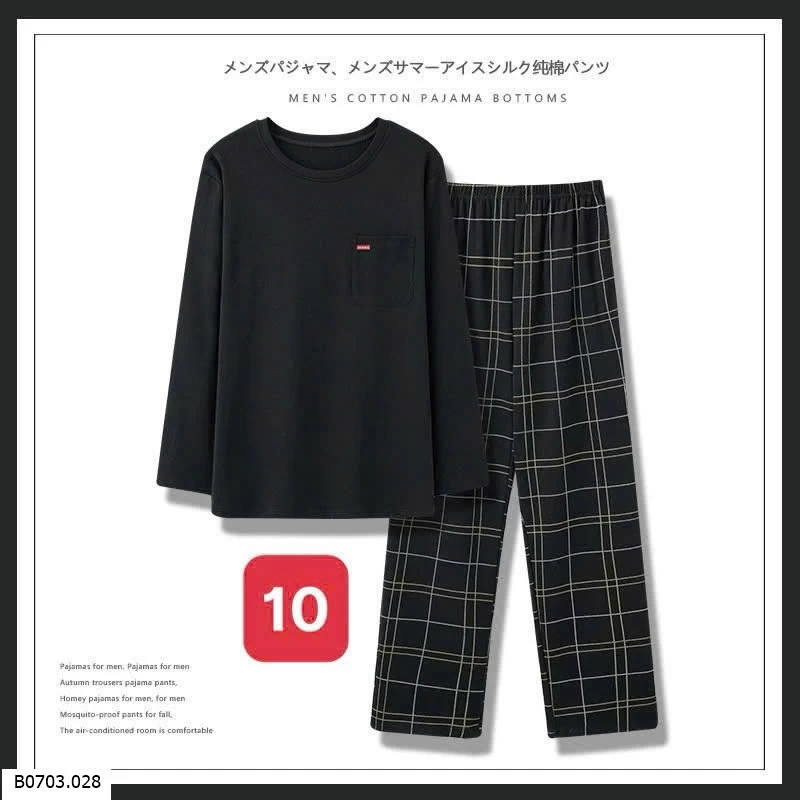 BỘ NAM MẶC NHÀ Sỉ 130k 